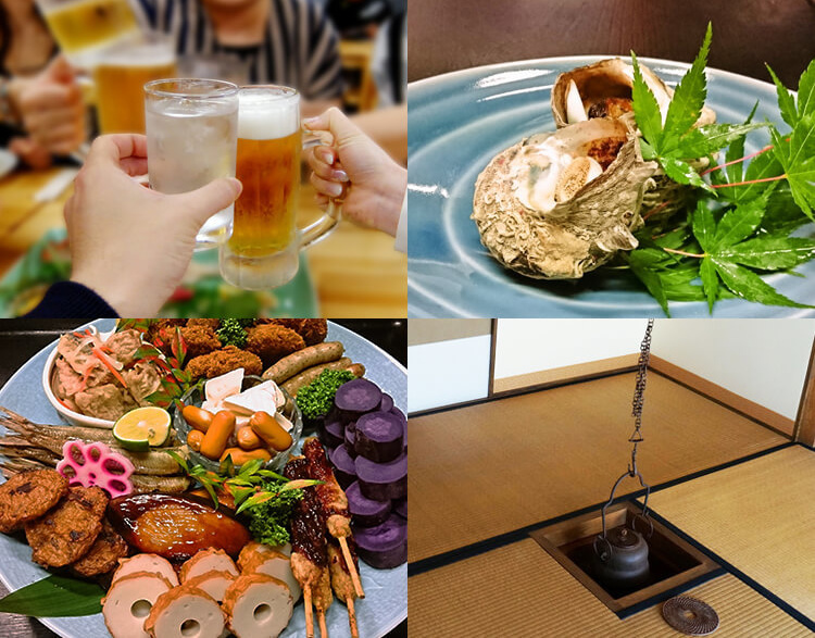 天野館のお料理