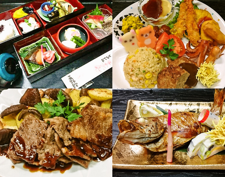 天野館のお料理